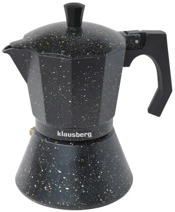 Cafetière à pression - KLAUSBERG - KB-7160 - 450ml - 9 tasses - Aluminium marbré