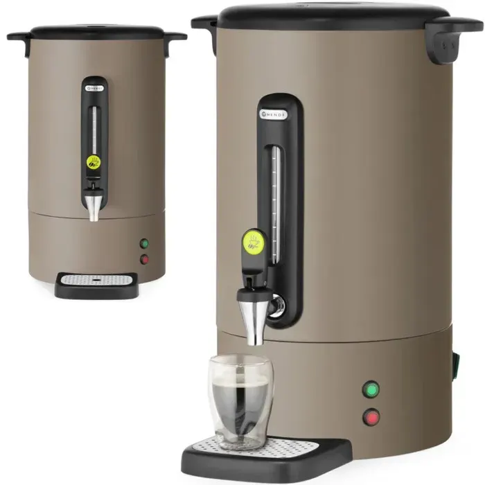 Cafetière avec robinet et bac dégouttement UNIQ 14 l 1750 W - taupe