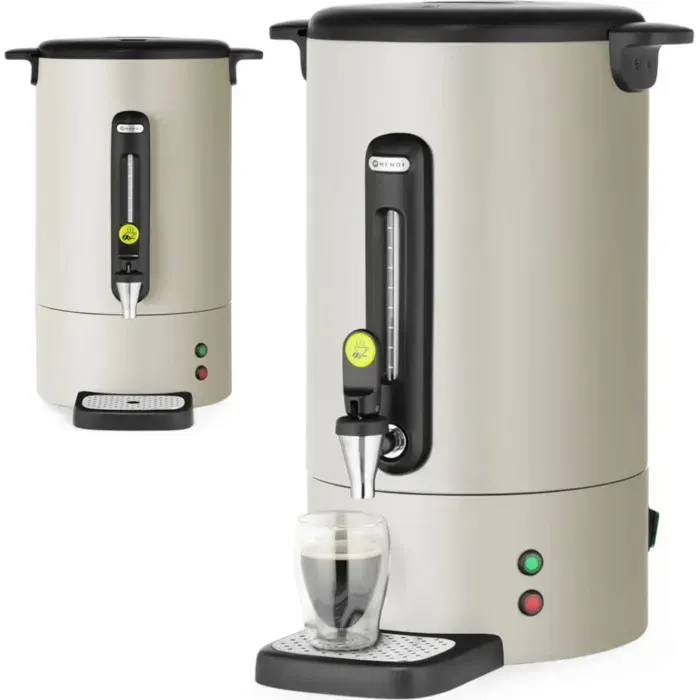 Cafetière avec robinet et égouttoir UNIQ 14 l 1750 W - gris clair