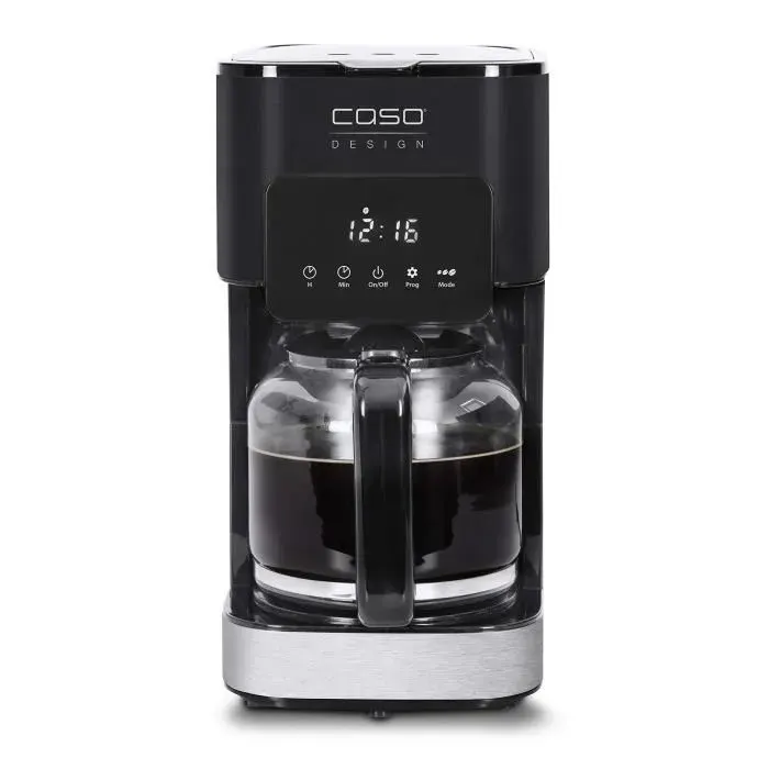 Cafetière - Caso - 1846 - Design Taste & Style - Acier inoxydable - Noir
