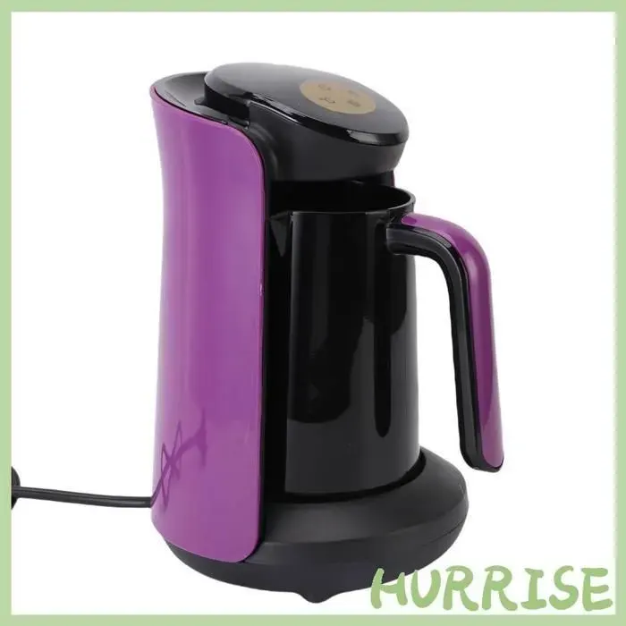 Cafetière de contrôle de la température Machine de cafetière turque 400W 6 tasses avec electromenager cafetiere Bouchon UE