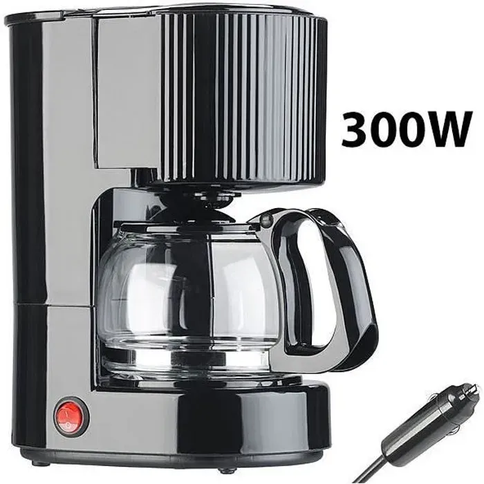 Cafetière électrique allume-cigare 650 ml pour jusquà 3 tasses - 24 V / 300 W