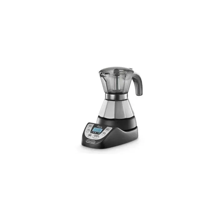 Cafetière électrique - DeLonghi - Alicia Plus EMKP 21.B - 2 tasses - Plastique - Acier inoxydable