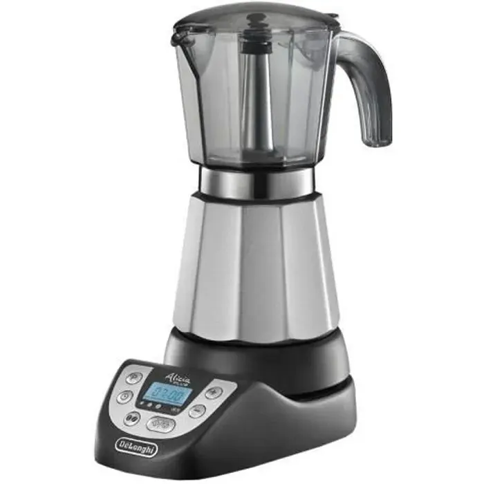 Cafetière électrique - DeLonghi Alicia Plus EMKP 63.BK - 6 tasses - Pose libre - Gris