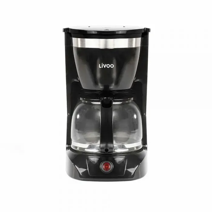 Cafetière électrique Livoo DOD163W - grande capacité de 125 L qui permet de remplir jusquà 12 tasses de café - Puissance 800 W