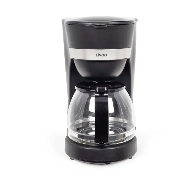 Cafetière électrique - LIVOO - DOD200N - 750 W - 125 L - 10 à 12 tasses - Noir