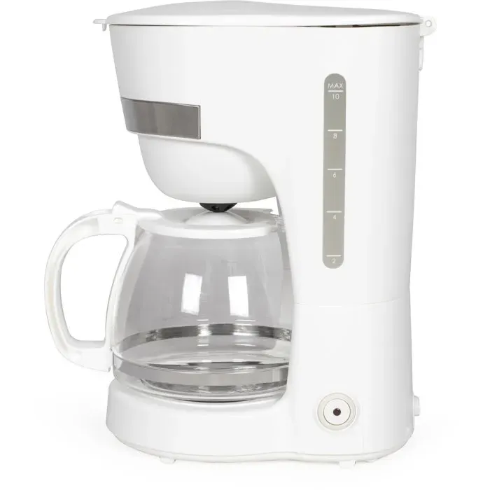 Cafetière électrique - LIVOO - DOD200W - 750 W - 125 L - 10 à 12 tasses - Blanc