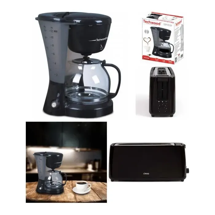 Cafetière électrique - Non spécifié - 800W - 1.2L - 12 Tasses - Noir