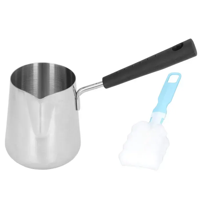 Cafetière en acier inoxydable design multifonctionnel longue poignée résistante à la chaleur