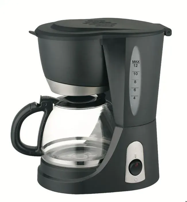 Cafetière en verre - ROYAL SWISS - 1 litre - Système anti-gouttes - Plaque chauffante - 10 tasses