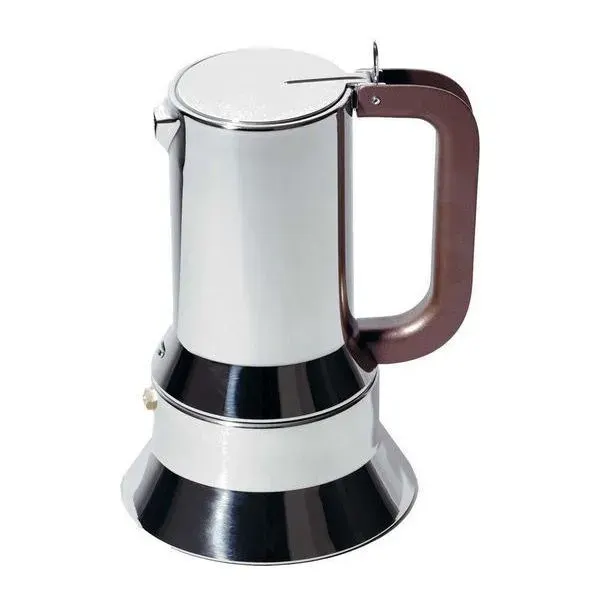 Cafetière espresso - ALESSI - 9090/6 - Acier inox 18/10 - 15 bar - Café moulu