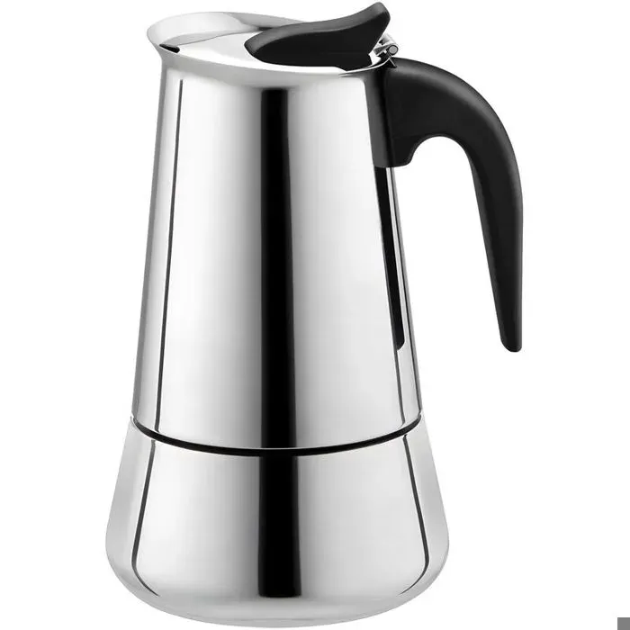 Cafetière Espresso Italienne en Acier Inoxydable (300 ml) Machine à Café pour Cuisinière .
