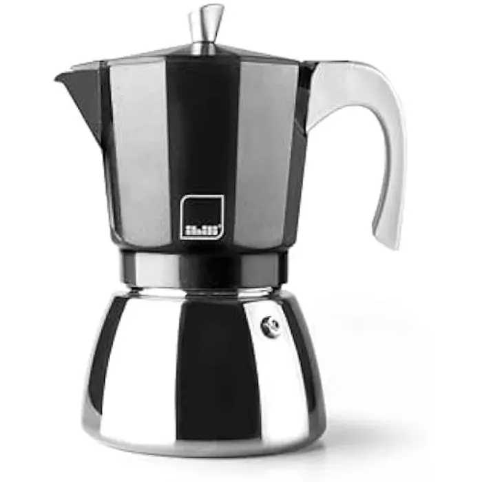 Cafetière express - IBILI - Elba - 9 tasses - 450 ml - Fonte daluminium - Base en acier inoxydable