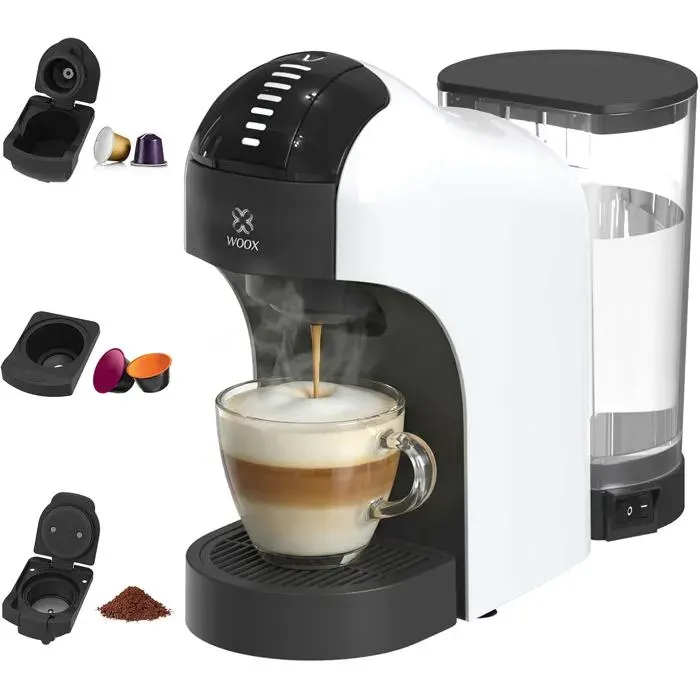 Cafetière Expresso 20 Bar 1400W Compatible Nespresso Dolce Gusto K-Fee Et Café Moulu Réservoir 850Ml