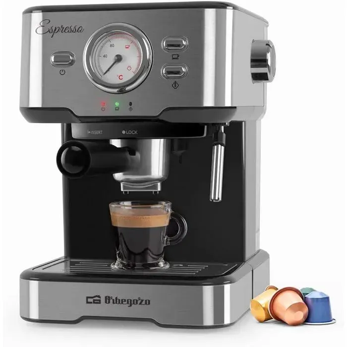 Cafetière expresso - DIANE CONFORT - Ex 5500 - 20 bars - Réservoir 15 L - Vaporisateur