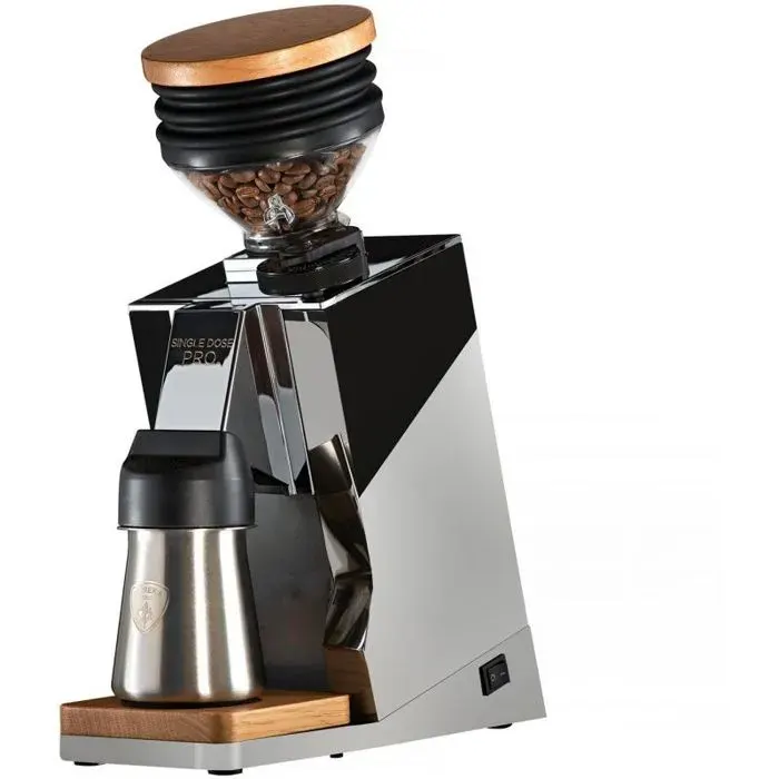 Cafetiere expresso - EUREKA - Oro Mignon Single Dose PRO - Chrome - 15 bar - Café moulu