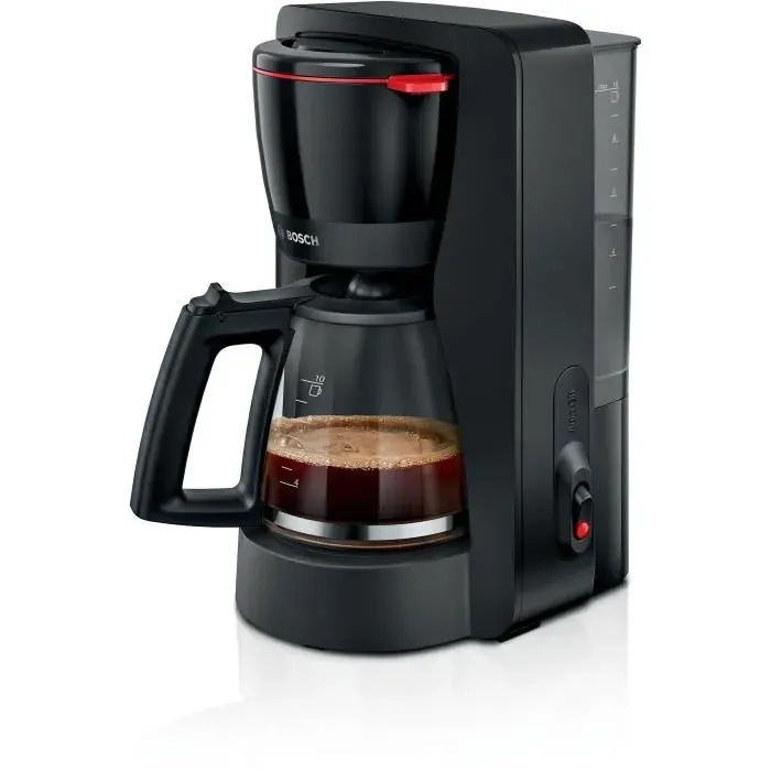 Cafetière Filtre - BOSCH - TKA2M113 MyMoment - Noire - Capacité 125L - verseuse verre - système anti-gouttes