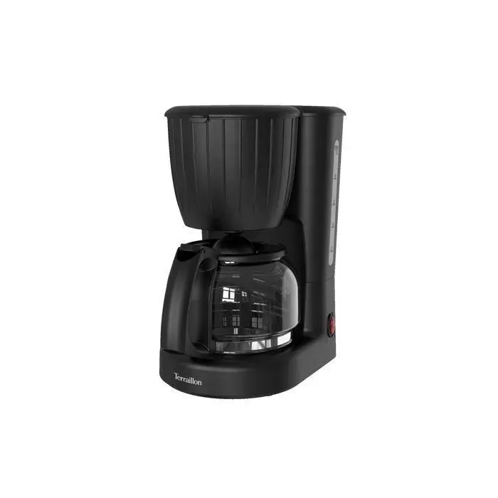 Cafetière filtre électrique - Terraillon - BISTRIA Noir - 1080W - 125L - 10-15 tasses - Anti-goutte - Maintien chaud