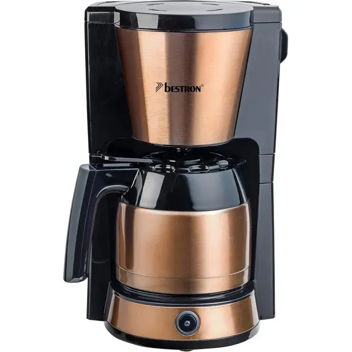 Cafetière Filtre - ETHNICS ORIGINS - ACM1000CO - 8 Tasses - Thermos 1 Litre - Cuivre