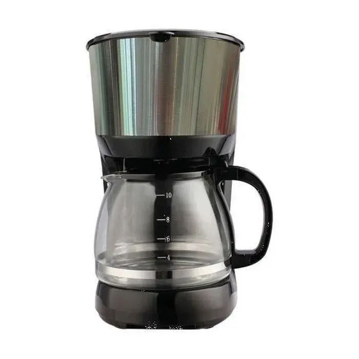 Cafetière filtre - LITTLE BALANCE - 10 tasses - noire & inox