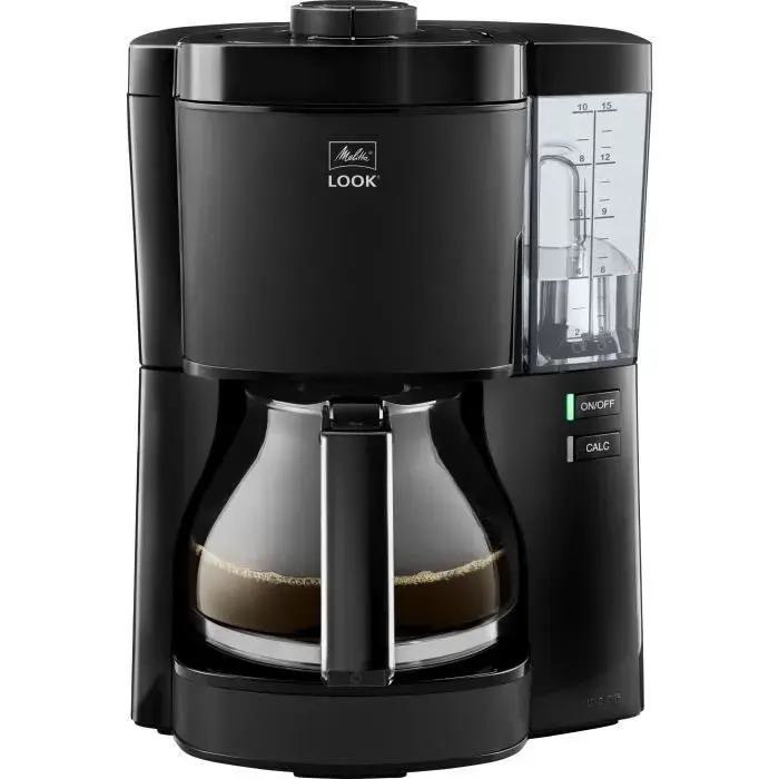 Cafetière filtre Melitta Look V Glass Noir — vue 2