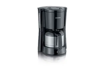 Cafetière filtre Severin KA4835 NOIR/ARGENT