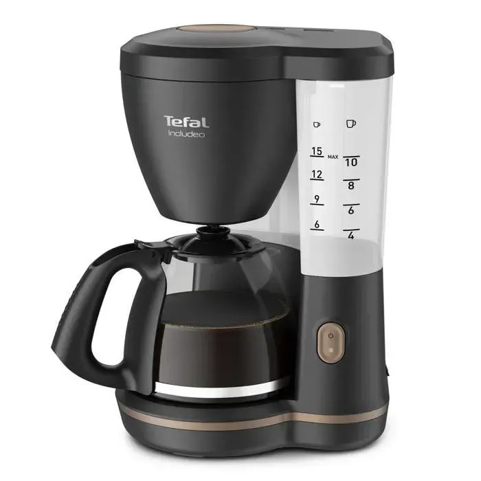 Cafetière filtre Tefal Includeo CM533811 1000 W Noir — vue 3