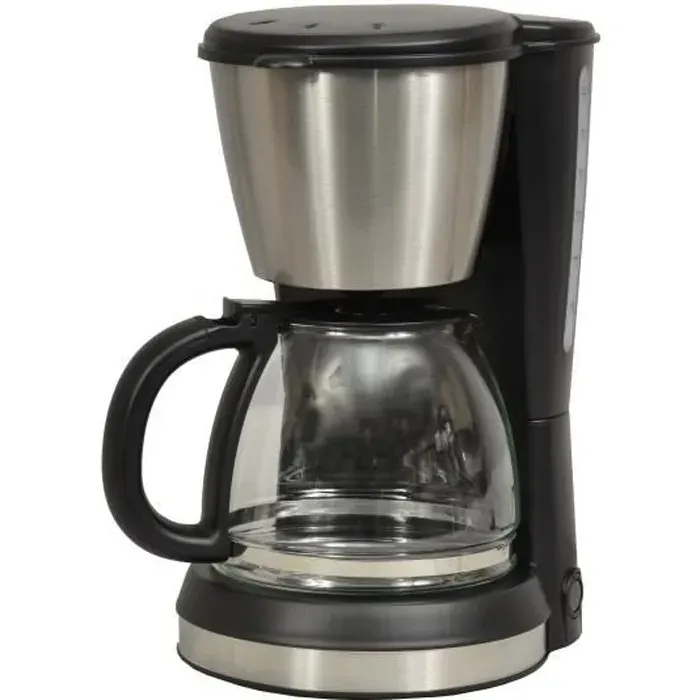 Cafetière - KITCHEN CHEF KSMD250 - 15 tasses - Inox/Noir