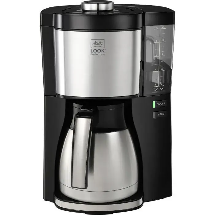 Cafetière - MELITTA - Look V Therm Perfection 1025-16 - AromaSelector - Verseuse isotherme - Anti-gouttes
