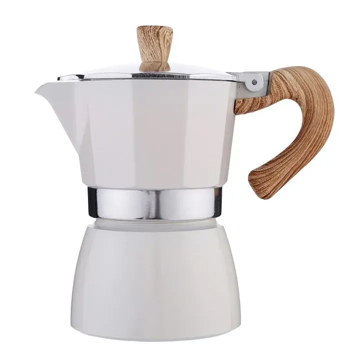 Cafetière Moka 300ML design premium sécurité maximale pour préparer un expresso à la maison
