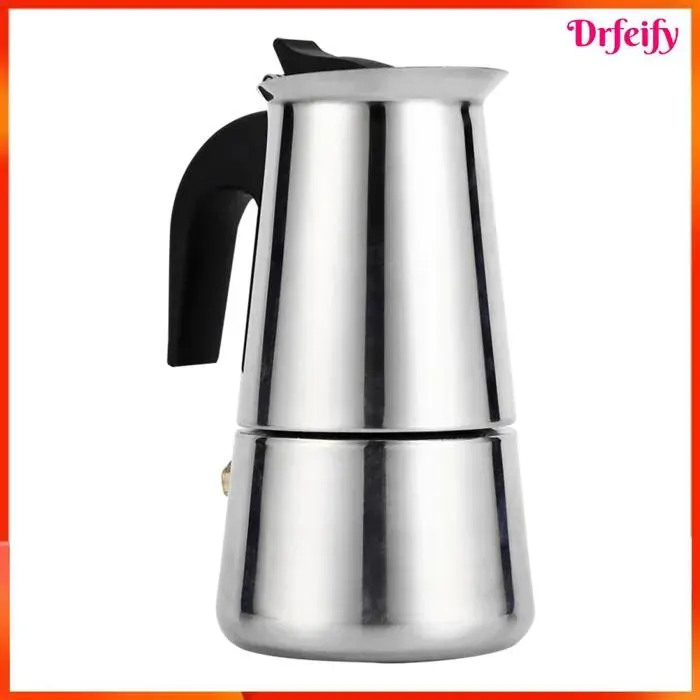 Cafetière Moka - AKOZON - Pot Moka 450 ml - Acier inoxydable - Poignée ergonomique - Compatible induction