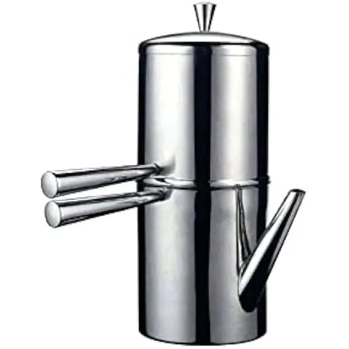 Cafetière napolitaine ILSA - Acier inoxydable - 9 tasses - Filtre - Arrêt automatique - Programmable