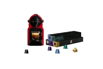 Cafetière Nespresso Krups YY5789 INISSIA rouge + 50 capsules