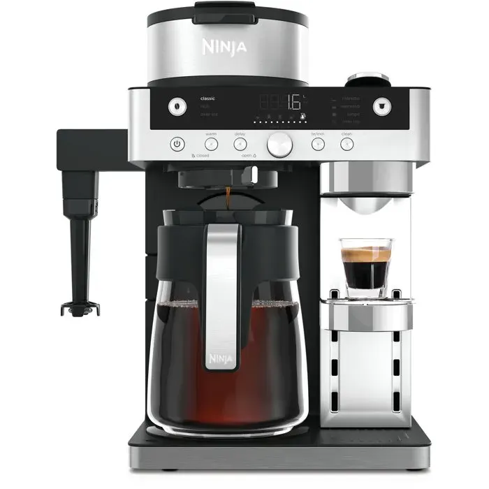 Cafetière Ninja Prestige DualBrew system CFN802EU Noir Argent — vue 3