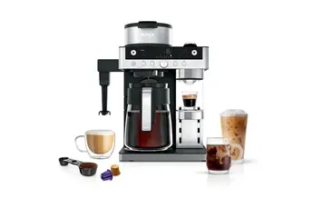 Cafetière Ninja Prestige DualBrew system CFN802EU Noir Argent — vue 2