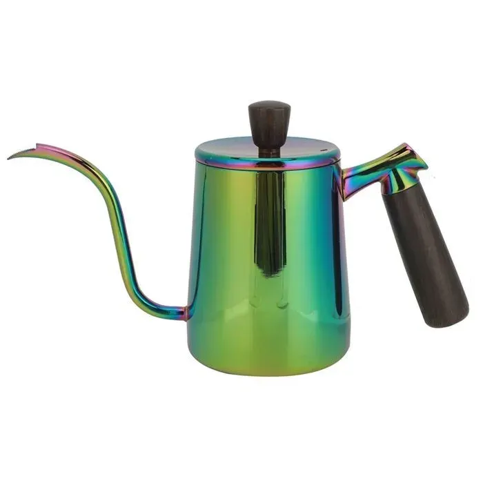 Cafetière portable en acier inoxydable de 700 ml bec verseur long col de cygne bouilloire pour café usage domestique 700 Femeo
