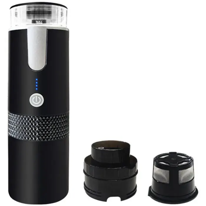 Cafetière portable - JIANGZHA - Compatible capsules K - Haute pression - Rechargeable - 1 tasse