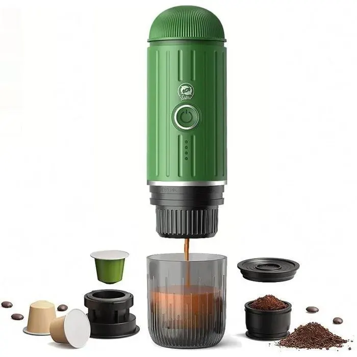 cafetière portable - mini cafetiere electrique à batterie haute performance amovible/rechargeable USB - Cafetiere voyage CAFETIERE