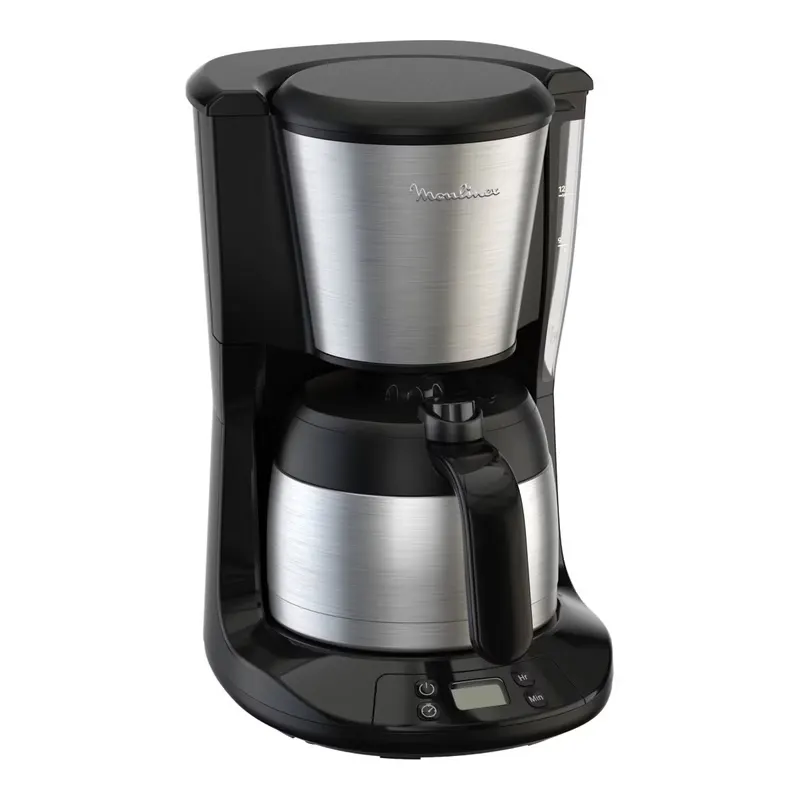 Cafetière Programmable Isotherme Moulinex Subito — coloris Inox et Noir