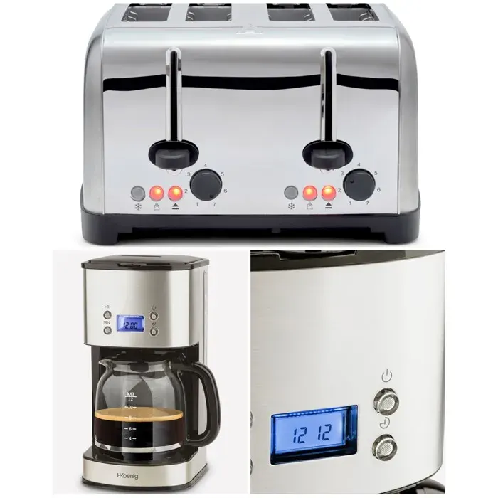 Cafetière programmable - LIVOO - MG30 - 15 L - 1000 W - Écran LCD