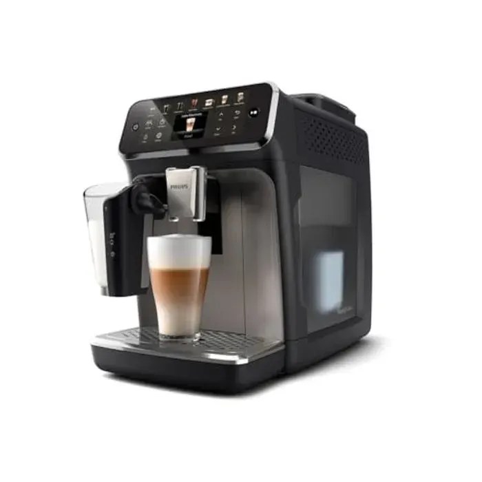 Cafetière SuperAutomatique - Philips - EP4449/70 - 15 Bar - 18 L - Noir Argenté