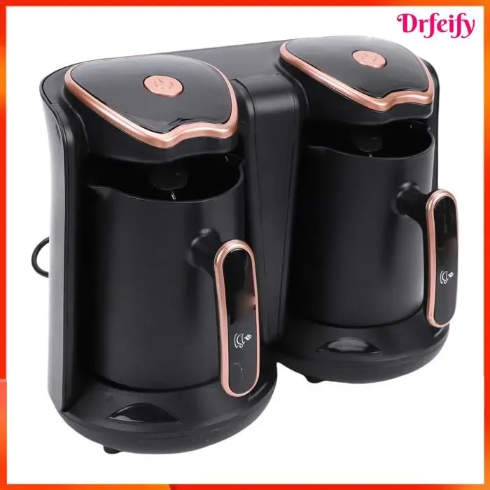 Cafetière turque - AKOZON - Électrique - 1200 W - Double compartiment - Contrôle température réglable