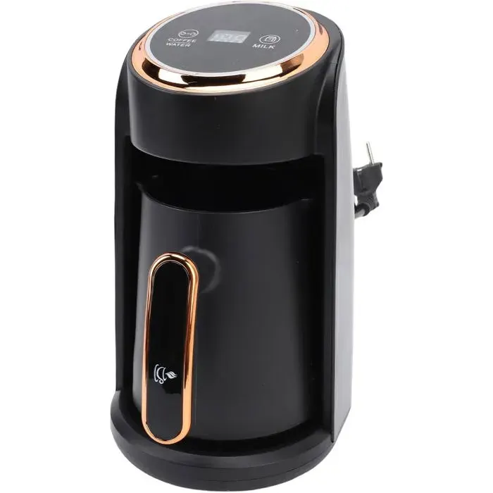Cafetière Turque Automatique Cafetière Électrique Turque 600W 300Ml Anti-Débordement En Acier Inoxydable Avec Niveau De Liquide Imu