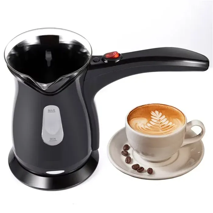 Cafetière Turque Électrique 500 W Capacité 4-5 Tasses Infusion Rapide Moka Italienne Grecque Turque Prise UE