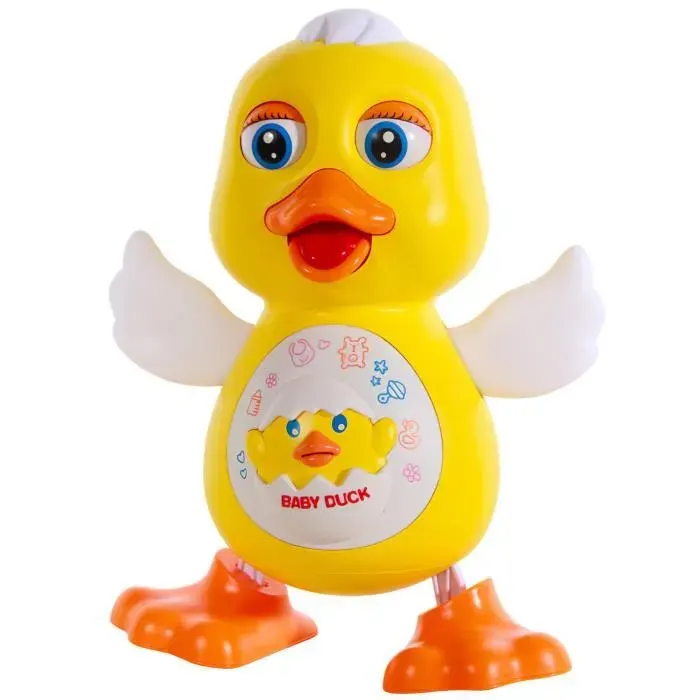 Canard flamboyant de danse de swing électrique de musique