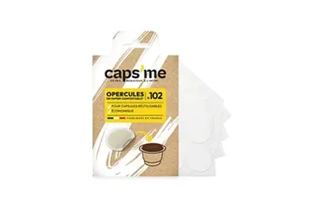 Capsule café 102 opercules en papier compostable - CAPS ME