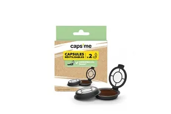 Capsule café 2 capsules de cafe reutilisables CAPS ME - compatibles Senseo