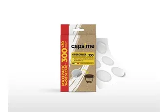 Capsule café Caps Me Maxi pack 300 opercules + 30 offertes pour capsules réutilisables