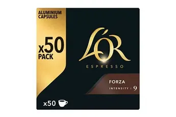 Capsule café L'or ESPRESSO FORZA CAPSULES 50 PC 260 GR
