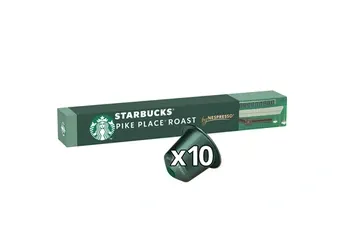 Capsule café Starbucks by Nespresso Pike Place Roast X10
